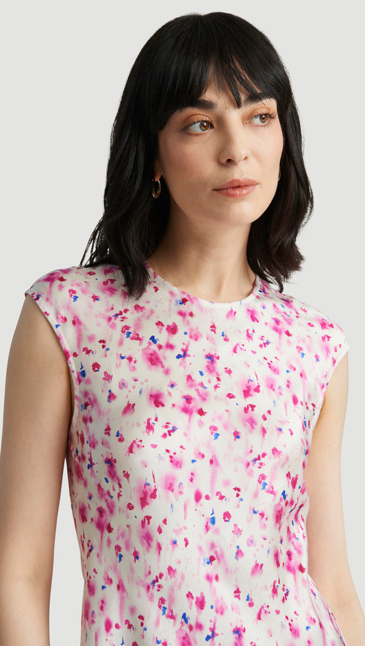 Bias Dress in Silk Charmeuse | Flora